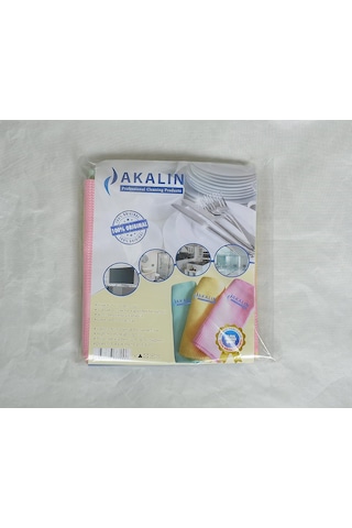 Akalın Orijinal 3'lü Profesyonel Mikrofiber Temizlik Bezi - Ithal Ürün - Tek Dokunuş Pembe-sarı-yeşil Diğer