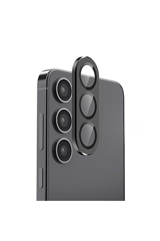 Forzacase Samsung Galaxy A17 İle Uyumlu Kamera Camı Lens Koruyucu Halka Seti - Fc381 Siyah