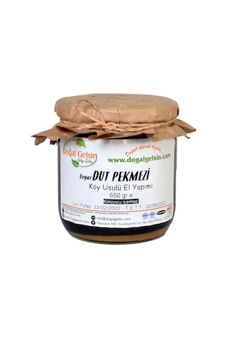 Doğal Gelsin Dut (Beyaz) Pekmezi - 650 gr