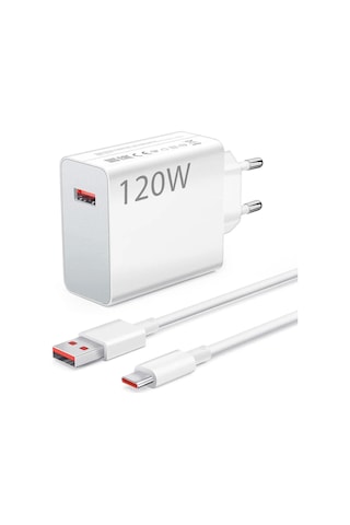 Xiaomi Mi İle Uyumlu 120w Turbo Hızlı Şarj Aleti Kablo Dahil Yarım Saatte Doldurur