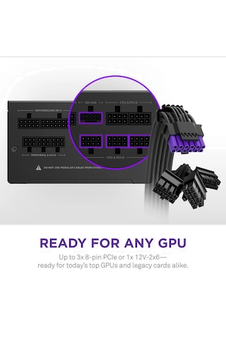 Nzxt C1000 1000w 80+ Gold Core Pcıe 5.1 Atx 3.1 135mm Full Modüler Psu