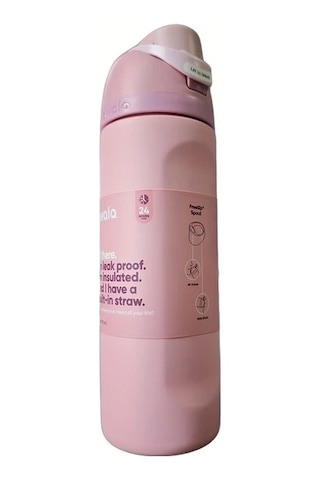 Brightnova Owala 24oz 710ml Black Paslanmaz Celik Termos Matara Bpa Free Seyahat Bardağı 07 Beyaz