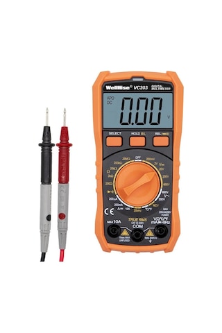 Wellhise VC203 Ölçü Aleti Multimetre