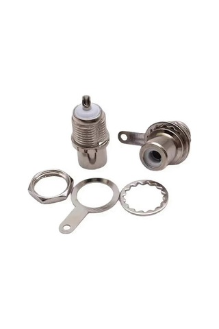 100 Adet Nikel Kaplama Dişi Soket Ses Video Av Soketi