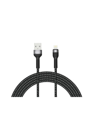 Mobilteam Siyah Shira Serisi Lightning Usb Kablo 3 Metre