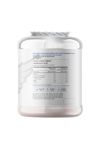 Supplementler Whey Isolate 2000 Gr Çilek