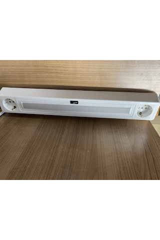 Tezgah Altı Armatür Prizli Led Aydınlatma Beyaz Işık Beyaz