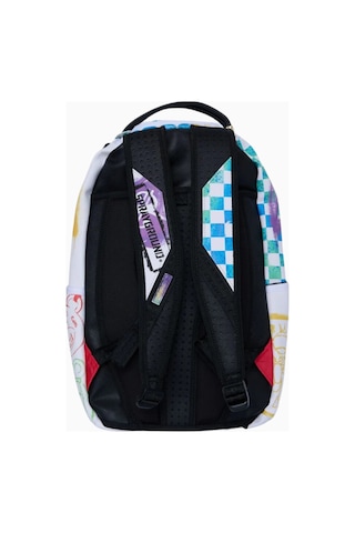 Sprayground Digital Graffiti Shark Sırt Çantası, Şık Ve Fonksiyonel Tasarım Günlük Sırt Çantası Beyaz