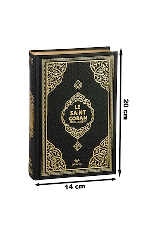 Fransızca Mealli Kuran - Siyah