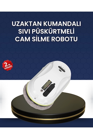 Mey İthalat Çift Diskli Güvenli Otomatik Cam Silme Robotu Renkli