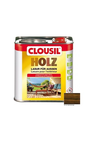 Solvent Bazlı Ahşap Koruyucular 2,5ltclou Nr.12 Kahverengi Slv Bazlı Ahş.koruyucu 2,5lt-4664