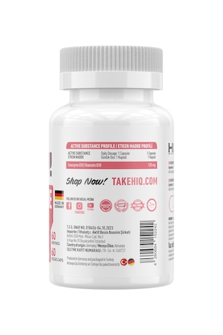 Hıq Coenzyme Q10 60 Caps.
