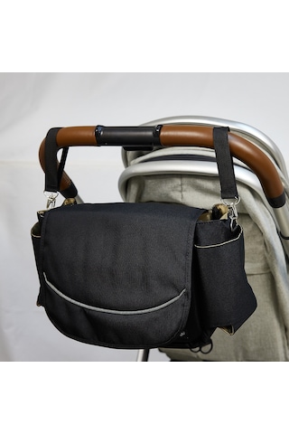 Bye Bye Stroller Bag Bebek Arabası Düzenleyici Çanta Siyah