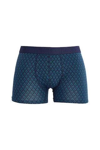 Tudors Erkek 6'lı Pamuklu Likralı Esnek Kumaş Premium Seri Boxer-41487 Çok Renkli