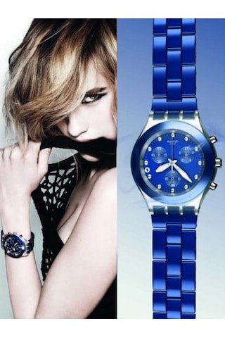 Swatch Full-Blooded Navy Unisex Kol Saati SVCK4055AG