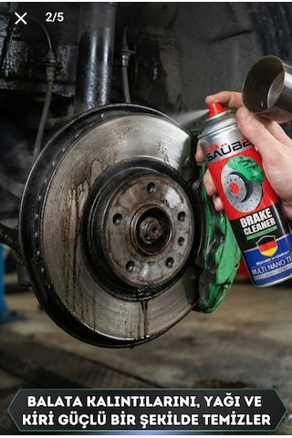 Prosaüber Fren Balata Spreyi 500 Ml 25 Li Koli Brake Cleaner Yağ Kir Sökücü Toplu Paket