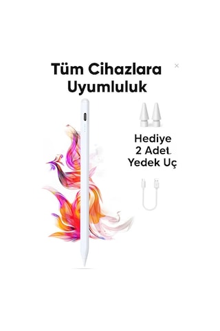 Tüm Dokunmatik Cihazlara -ios/android/windows Uyumlu Tablet Ipad Yazı Çizim Kalemi