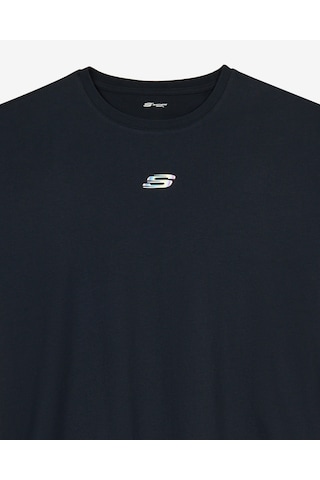 Skechers W Short Sleeve Graphic T-shirt Kadın Siyah S2620155-3817