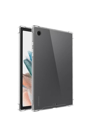 Samsung Galaxy Uyumlu Tab A9 Kılıfı Köşe Koruma Derbe Emici Şeffaf