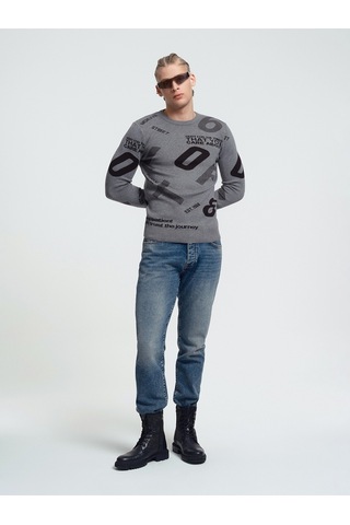 Regular Fit Erkek Kazak Gri