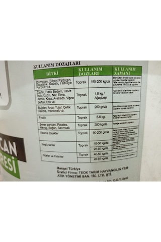 Teoxfarm Katı Solucan Gübresi 5 Kg 5 KG