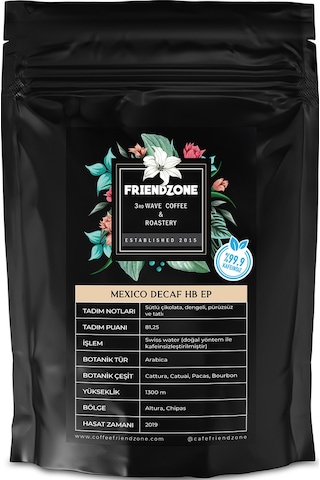 Mexico (Meksika) Decaf Kafeinsiz Yöresel Filtre Kahve 250 G