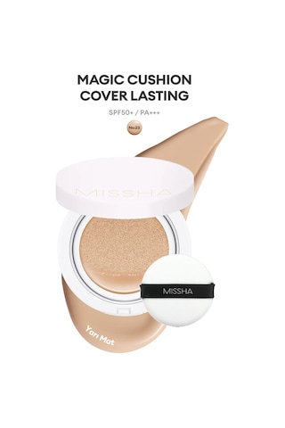 Missha Magic Cushion Cover Lasting Yüksek Kapatıcı Yarı Mat SPF50+ PA+++ Fondöten No.23 15 G