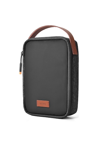 Wiwu Minimalist Çok Fonksiyonlu Su Geçirmez Taşınabilir Polyester Kumaş Seyehat Çantası Siyah