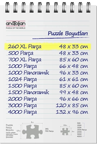 Anatolian 260 Parça Xl Puzzle - Romantik Yürüyüş 3359