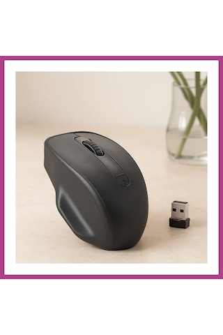 Gees Global Kablosuz Optik Mouse 1600 Dpı Usb Alıcılı Aa Pil Gbzs