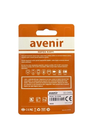Avenir 64gb Micro Sd Hafıza Kartı