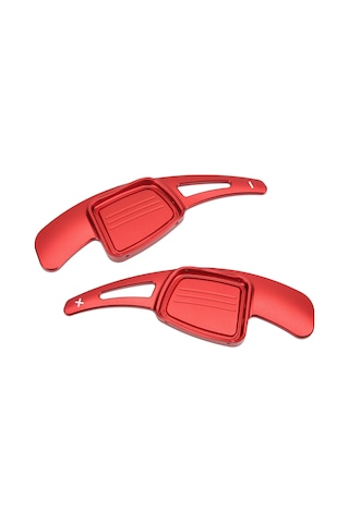 Reedark Audi A3/a4/a5/q5/q3 2017+ Alüminyum Vites Kaydırıcı Paspası - Uzunluklu, Anti-skayma, Spor Sürüş Deneyimi, Kırmızı Kırmızı