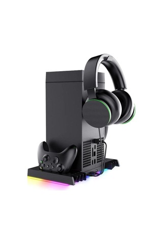 İpega Xbox Series X Smart 8in1 Rgb Işıklı Soğutucu Fanlı Şarj Standı