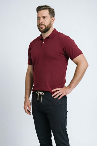 Defacto %100 Pamuk Polo Tişört H1650ax26spbr285 Bordo-br285