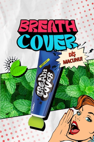Bitkisel Özlü, Nane Aromalı Diş Macunu Kundal Deep Breath Cover Toothpaste Herb Mint Günlük Koruma