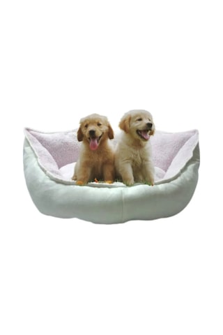 Pribor Yumuşak Silinebilir Kedi Ve Köpek Yatağı 55 Cm Çap Açık Pembe