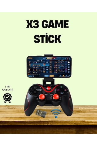Ergonomik Tasarımlı Şarjlı Kablosuz Gamepad