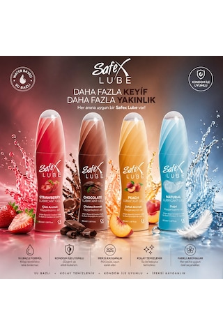 Safex Lube Doğal Kayganlaştırıcı Jel 85 ML