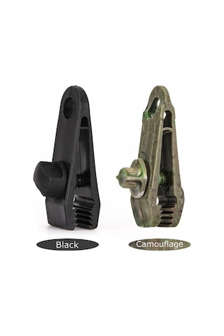 Artfulabode Siyah Siyah Seçenekli Plastik Paket Kelepçesi Kamuflaj Geeroyoo Çadır Boyut, Ağırlık, 80x15x35mm 22g 10'lu / - Mh Siyah