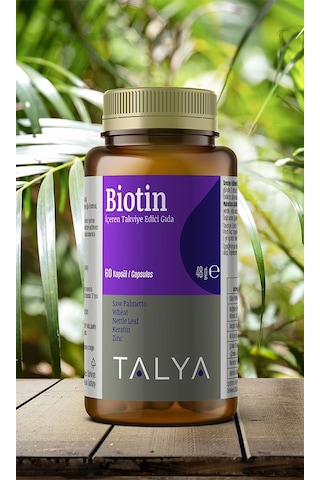 Talya Biotin İçeren Takviye Edici Gıda 60 Kapsül