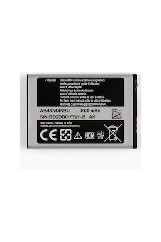 Senalstore Samsung Uyumlu E1205 E1200 E1207 E250 E500 Ab463446bu Pil Batarya