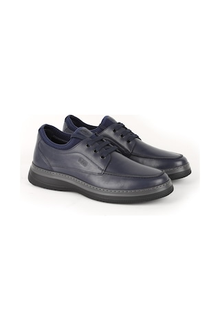 Lbr H1068 Erkek Deri Casual Ayakkabı Lacivert