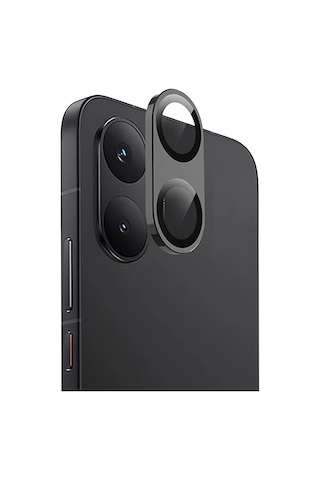 Mey İthalat Poco X8 Pro Max Raze Metal Kamera Lens - Siyah Renkli