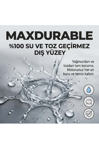 Bajaj Dominar 400 Motosiklet Brandası Su Geçirmez 4 Mevsim Boya Dostu Motor Brandası + Taşıma Çantalı
