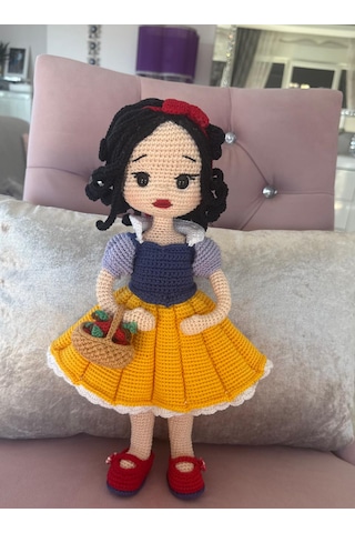 Pamuk Prenses Amigurumi Bebek 36 Cm 001