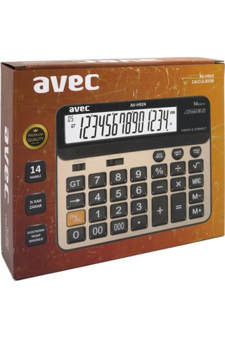 Avec Av-h924 Hesap Makinesi Çok Renkli