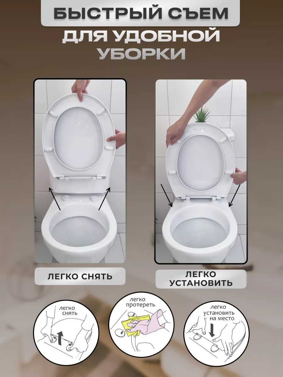 Statdom Evrensel Kapağa Sahip Klozet Kapağı 236184946 Beyaz