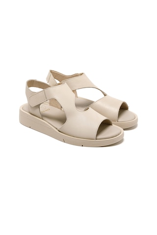 Sandalet Kadın 50p4 Frau Cachemıre Panna Off White Diğer Beyaz