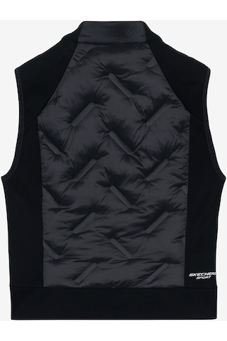 Skechers Outerwear W Padded Lightweight Vest Kadın Siyah Yelek S241153-001