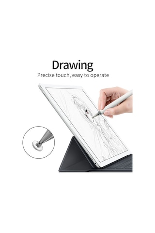 Dokunmatik Kalem Passive 2 İn 1 Tablet Kalemi Çizim & Yazı Kalemi